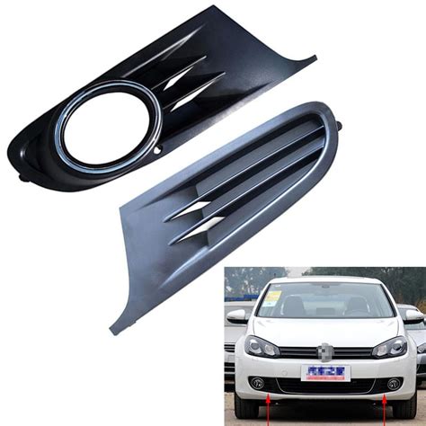 Auto Front Left Right Bumper Fog Light Lamp Grill For Vw Golf