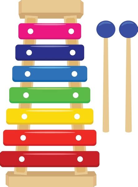 Xylophone Cartoon Clipart