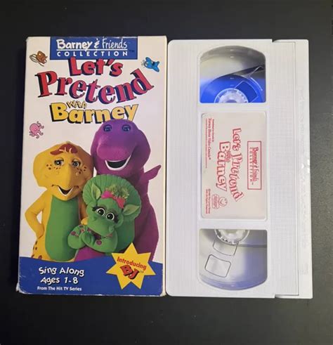 Barney Lets Pretend With Barney 1994 Vhs Tape Barney Home Video Canada 499 Picclick Ca