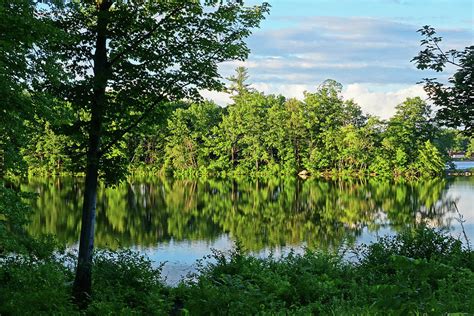 Haverhill Ma Kenoza Lake Reflection Photograph By Toby Mcguire Fine