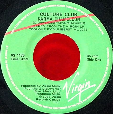 Culture Club - Karma Chameleon (1983, Vinyl) | Discogs