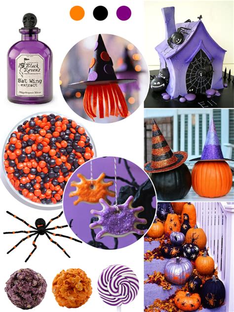 Orange, Purple and Black Halloween Party Ideas | Birthday halloween party, Halloween birthday ...