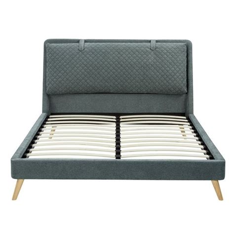 Lit Double Dakotas 140x190 Cm En Tissu Rendez Vous Deco La Redoute