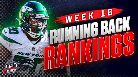 Week Rb Rankings For Fantasy Football Wide Fantasy Youtube