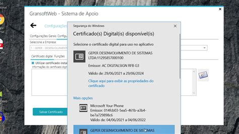 Configurando Certificados Digitais