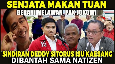 SINDIRAN DEDDY SITORUS ISU JET PRIBADI KAESANG DIBANTAH NETIZEN