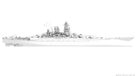 ArtStation - BATTLESHIP YAMATO | Game Assets