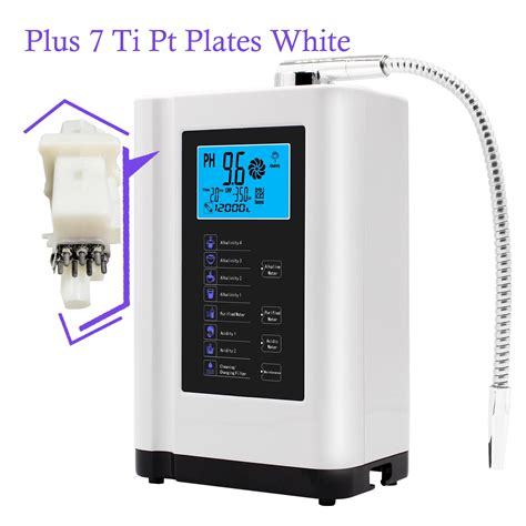 Alkaline Water Ionizer Hydrogen Generator Machine Purifier Produces PH