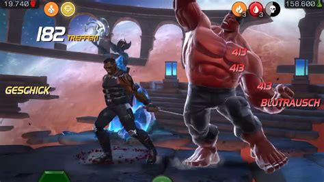 Mcoc Lol 5 R5 Blade Vs Red Hulk Youtube