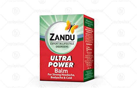 Zandu Balm Ultra Power Uses Price Dosage Side Effects Substitute