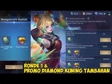 CARA MENDAPATKAN PROMO DIAMOND KUNING TAMBAHAN 800 TIKET EVENT VEILED