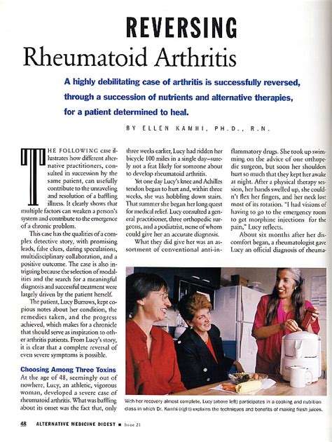 Reversing Rheumatoid Arthritis