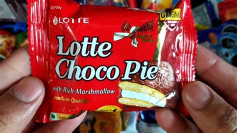 Lotte Choco Pie With Rich Marshmallow Asmr Video Yummy Chocolate Tv