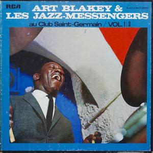 AU CLUB SAINT GERMAIN VOL 1A3 ART BLAKEY アートブレイキーJAZZディスクユニオン