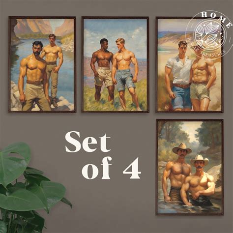 Gay Art Poster Etsy