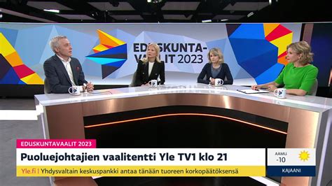 Ylen Aamu Eduskuntavaalit Yle Areena