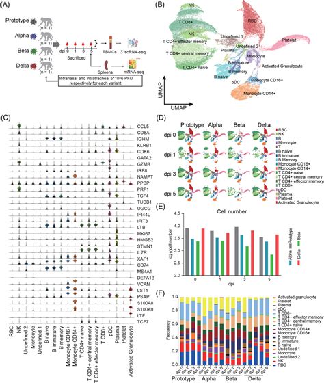 Singlecell Transcriptomic Atlas Of Distinct Early Immune Responses