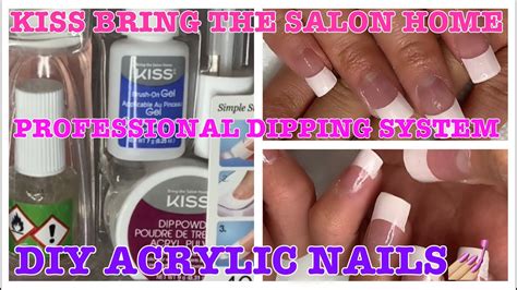 HOW TO DO DIP POWDER NAILS AT HOME FT KISS DIPPING SYSTEM REVIEW