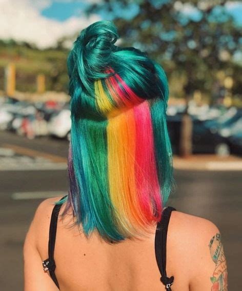 Colorful Hair Vivid Hair Color Hair Inspo Color Bright Hair