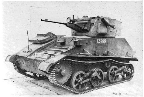 Light Tank Vickers Mark VI C - British tank - General & Upcoming - War ...