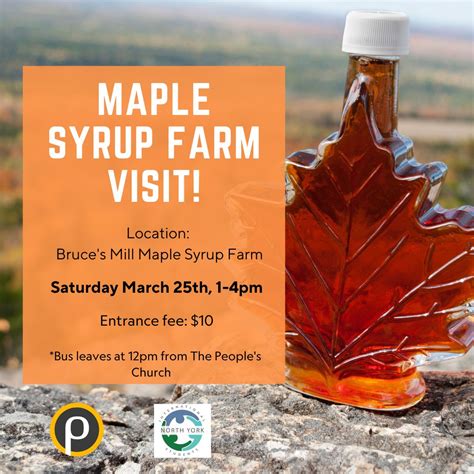 Newcomers Social Maple Syrup Farm March 25 Toronto International