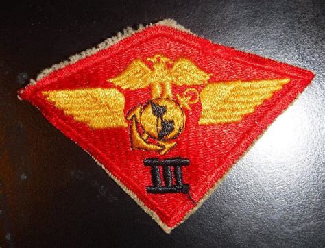 Ww Usmc Rd Marine Air Wing Military Patch Very Old