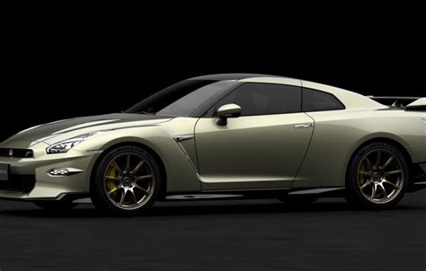 Wallpaper Nissan Gt R R Side View Nissan Gt R Premium