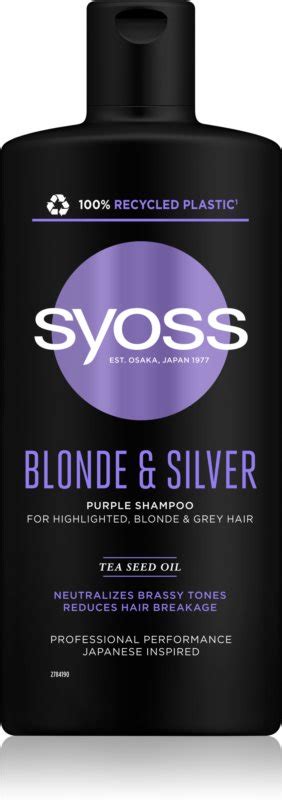 Syoss Blonde Silver Livrare Rapida Notino Ro