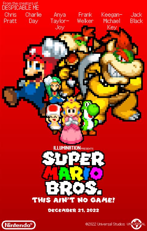 Super Mario Bros Movie 2022 Poster By Bowerfan On Deviantart