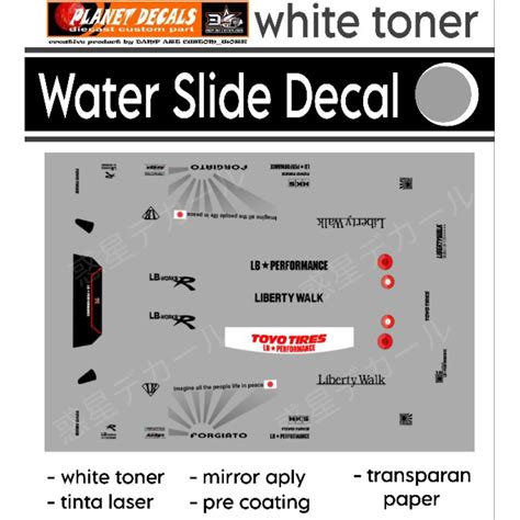 Decal Hot Wheels Nissan GTR R LIBERTY WALK Shopee Malaysia