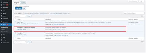 Install And Activate Authorize Net Add On For LearnPress ThimPress Docs