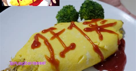 resep omurice gangster  anime gokushufudo