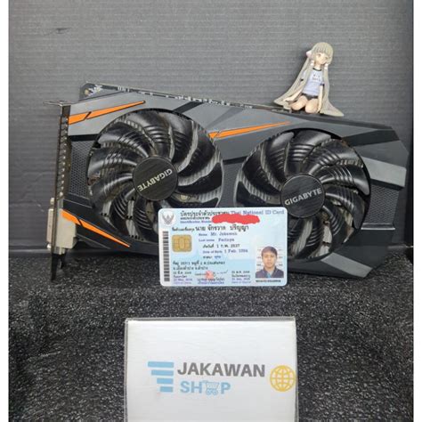 Gigabyte 1060 6g การ์ดจอมือสอง Shopee Thailand