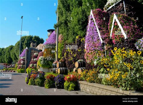 Dubai United Arab Emirates Uae December Dubai Miracle Garden