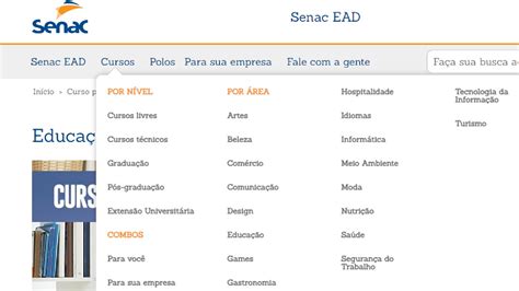 Cursos Senac Ead 2024 Inscrições Em Cursos Gratuitos Online