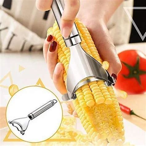 Sscorn Peeler Premium Quality Stainless Steel Corn Cutter Cob