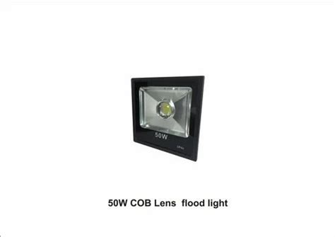 Aluminium Pure White 50w COB Lens Flood Light For Outdoor IP Rating