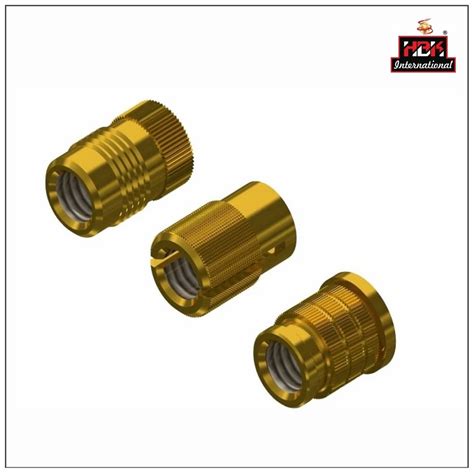 Round Brass Threaded Insert For Plastic Connection Type Female At Rs