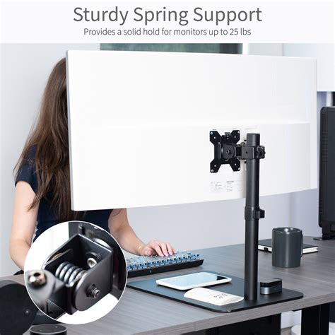 Single Ultrawide Monitor Desk Stand Vivo Desk Solutions Screen