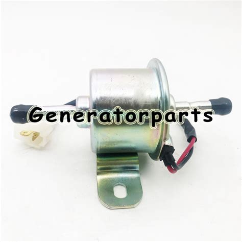 12v 16851 52030 Electric Fuel Pump For Kubota F2560 G1700 R520 Perkins Takeuchi Ebay