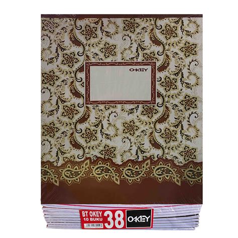 Jual Buku Tulis Okey 38 58 Lembar 1 Pack 10 Pcs Buku Shopee