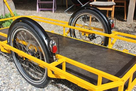 Carla Cargo Bicycle Trailer Yellow Bicycle Trailer Bicycle Cargo