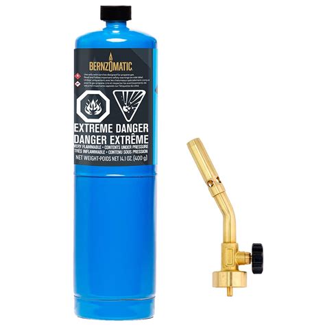 Mag Torch® Mt200 Classic Brass Adjustable Temperature Propane Torch Kit