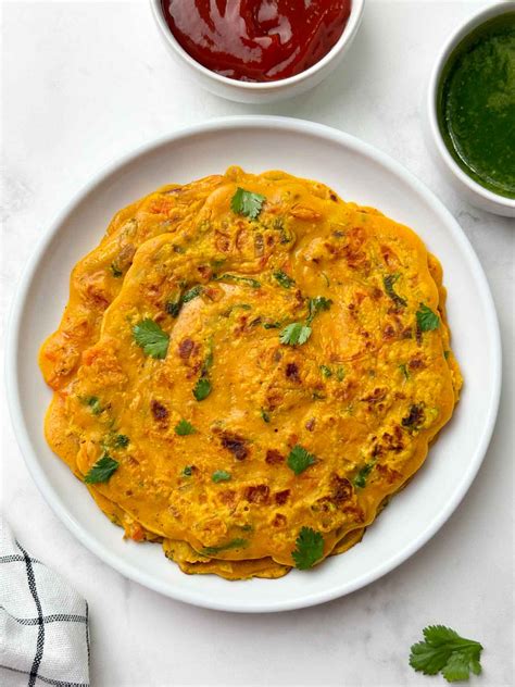 Besan Chilla Savory Gram Flour Pancakes Indian Veggie Delight