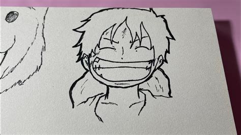 How To Draw Luffy Step By Step One Piece Drawing Luffy In 3 Minutes