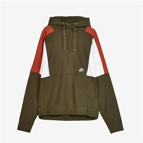 Nike Half-Zip Fleece Hoodie - Aq2065-395 - Sneakersnstuff | sneakers ...