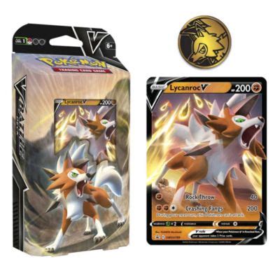 Deck Cartas Pok Mon Lycanroc V Battle Pack Cartas Pokemon