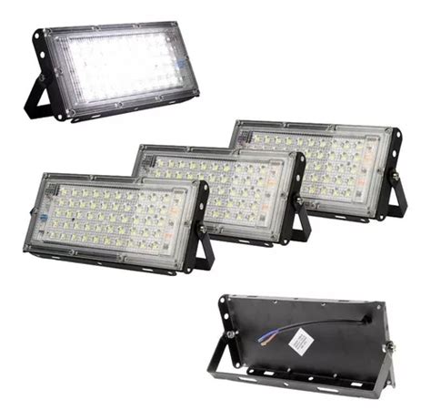 Paquete Reflector Led 30w Ilumina 300w 2700lm 5 Piezas C8s