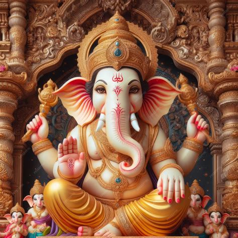 Premium Photo Lord Ganesh S Divine Presence On Ganesh Chaturthi