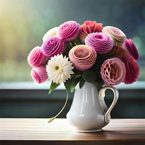 Premium Ai Image Flower Bouquets That Speak Love